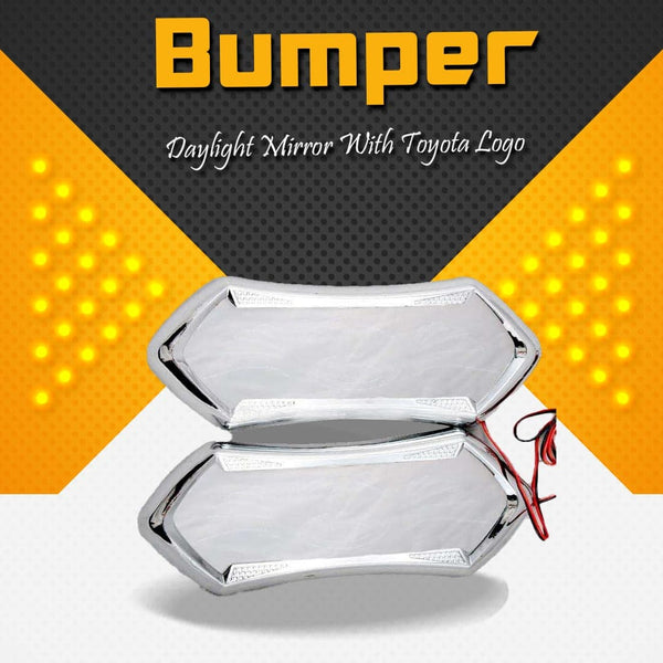 Bumper Daylight Mirror with Toyota Logo