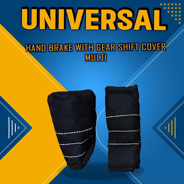 Universal Hand brake With Gear Shift Cover - Multi