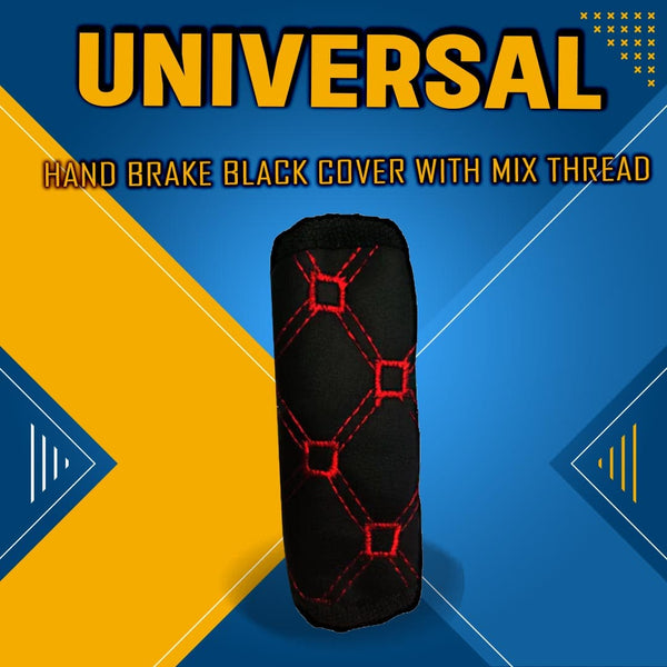 Universal Hand Brake Black Cover With Mix Thread