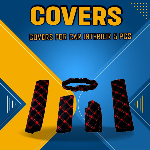 Covers For Car Interior 5 pcs - Multi