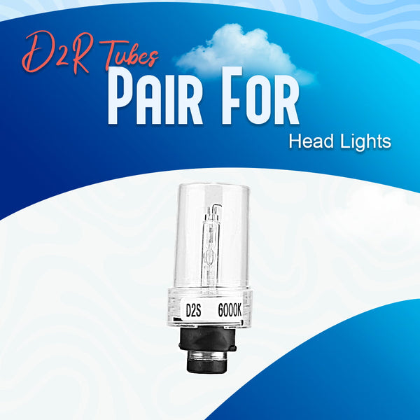 D2R Tubes Pair For Head Lights / Head Lamps