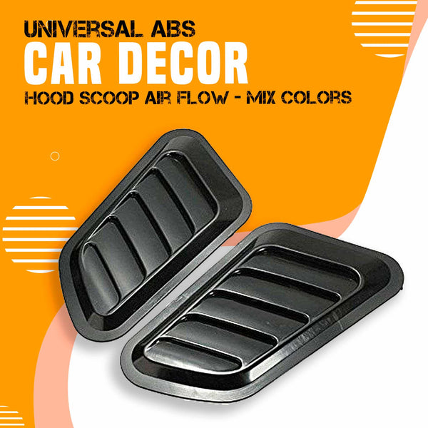 Universal ABS Car Decor Hood Scoop Air Flow - Mix Colors