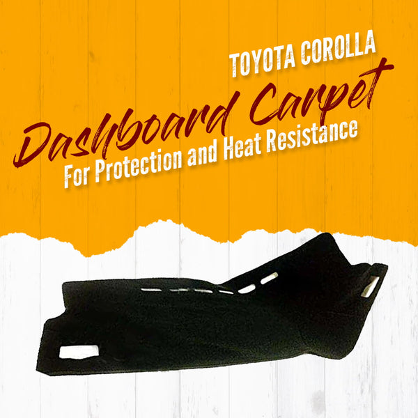 Toyota Corolla Dashboard Carpet Black - Model 2014-2017