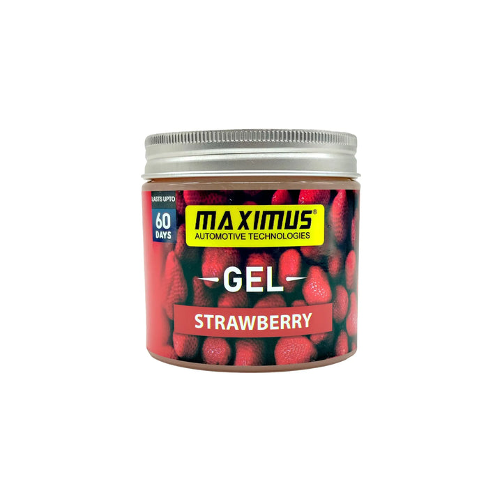 Maximus Gel Car Perfume Long Lasting Fragrance Can - Strawberry