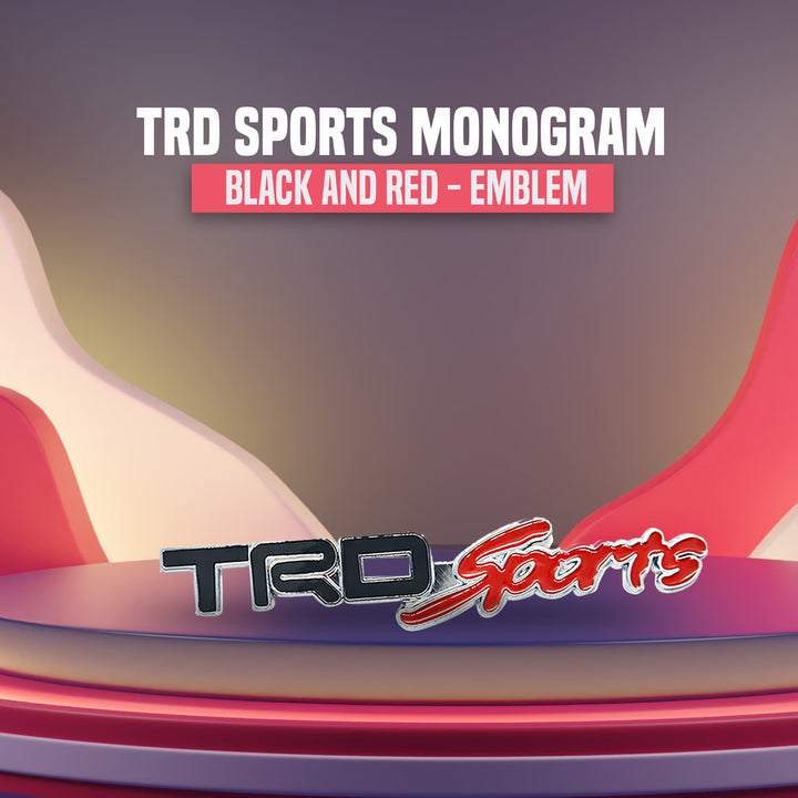 TRD Sports Logo - Black and Red