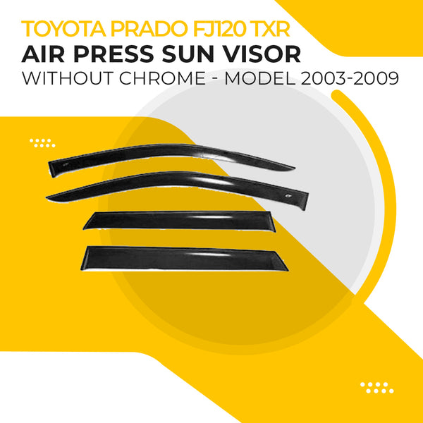 Toyota Prado FJ120 TXR Air Press Sun Visor Without Chrome - Model 2003-2009