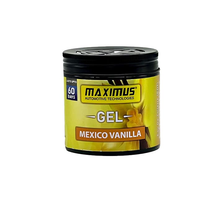 Maximus Gel Car Perfume Long Lasting Fragrance Can - Mexico Vanilla