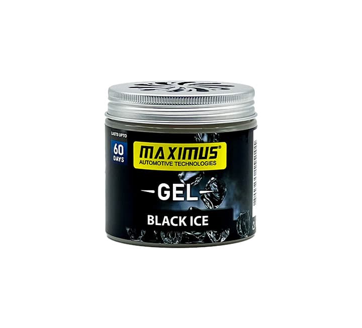 Maximus Gel Car Perfume Long Lasting Fragrance Can - Black Ice