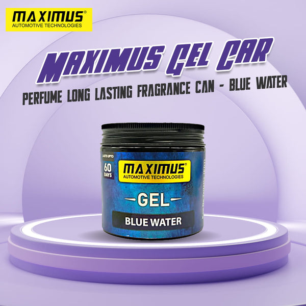 Maximus Gel Car Perfume Long Lasting Fragrance Can - Blue Water