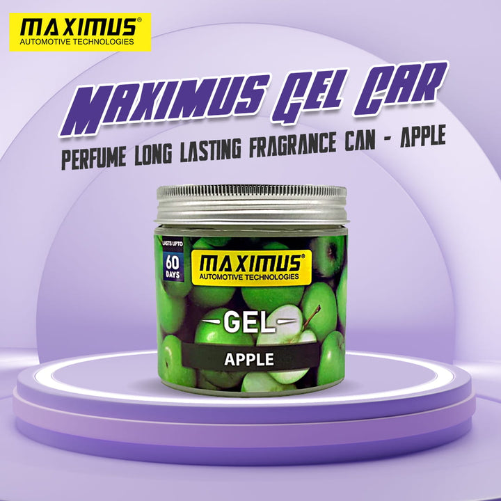 Maximus Gel Car Perfume Long Lasting Fragrance Can - Apple