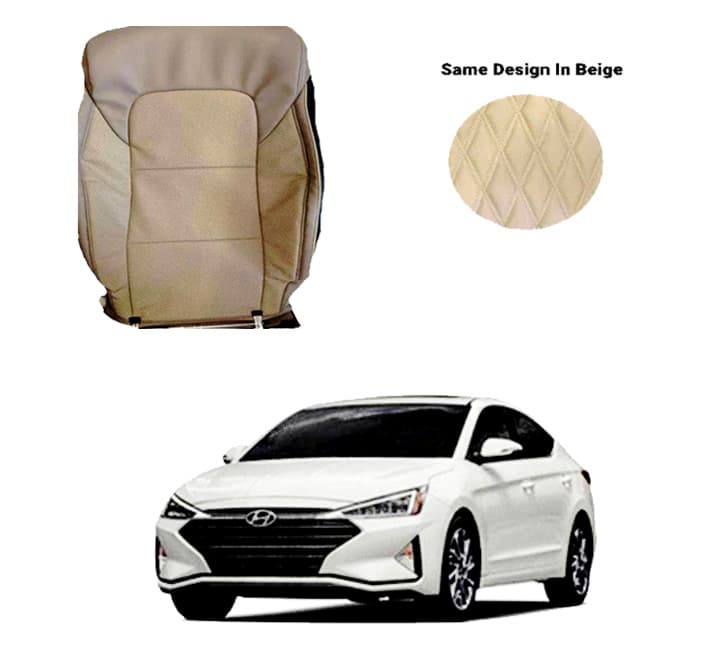 Hyundai Elantra Breathable Seat Covers Beige - Model 2021-2024