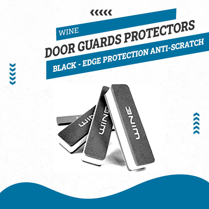 Wine Door Guards Protectors Black