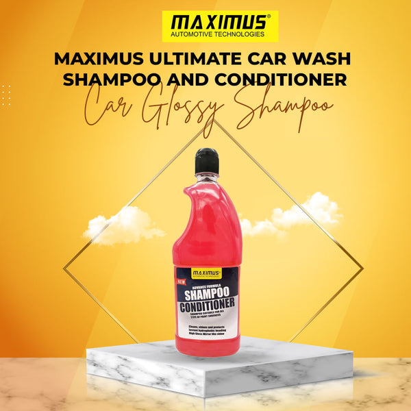 Maximus Ultimate Car Wash Shampoo and Conditioner - 1L