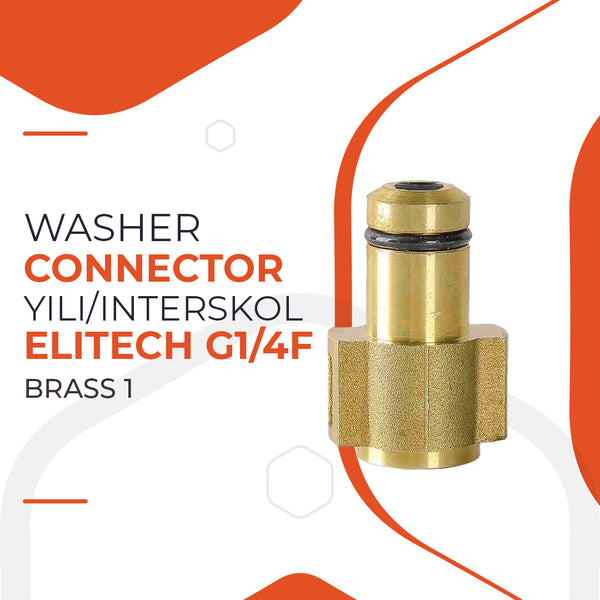 Washer Connector YILI/INTERSKOL/ELITECH G1/4F BRASS 1