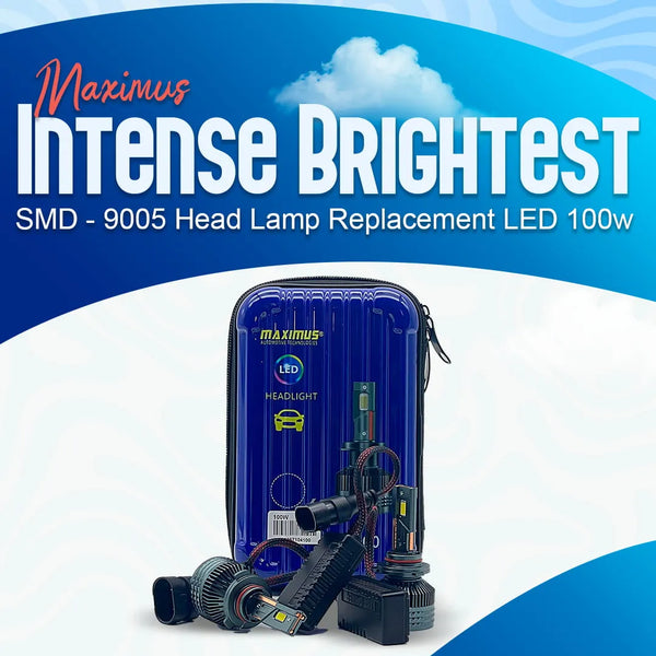 Maximus Intense Brightest SMD - 9005 Head lamp Replacement LED 100w