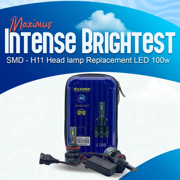 Maximus Intense Brightest SMD - H11 Head lamp Replacement LED 100w