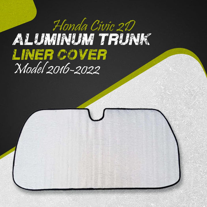 Honda Civic 2D Aluminum Trunk Liner Cover - Model 2016-2022