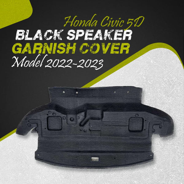 Honda Civic 5D Black Speaker Garnish Cover - Model 2022-2024
