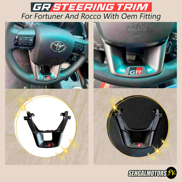 GR Steering Trim For Fortuner And Rocco With Oem Fitting