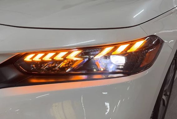 Honda Civic Etron GT Style Head Lamps Light Pair - Model 2022-2024