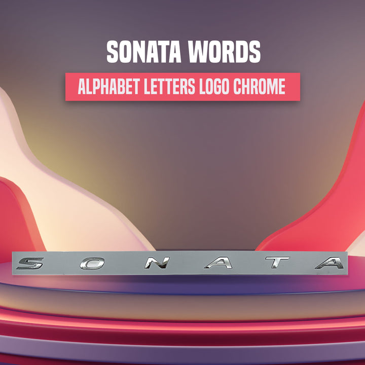 Sonata Words Alphabet Letters Logo Chrome