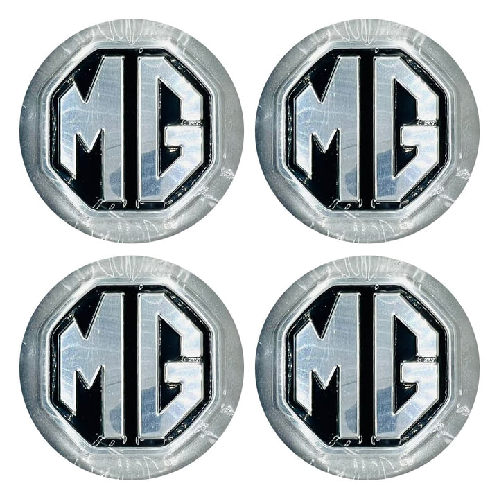 MG Logo Wheel Cap Full Chrome - 4 Pcs - Center Hub Badge