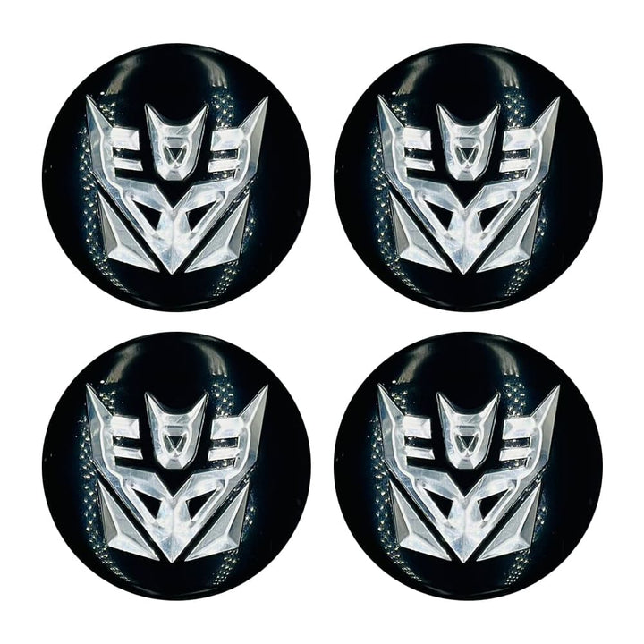 Transformer Style B Wheel Cap Logo - 4 pieces - Center Hub Badge