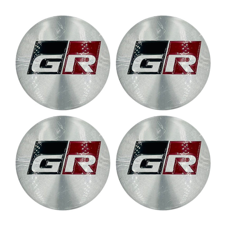 GR Wheel Cap Logo - 4 Pieces - Center Hub Badge