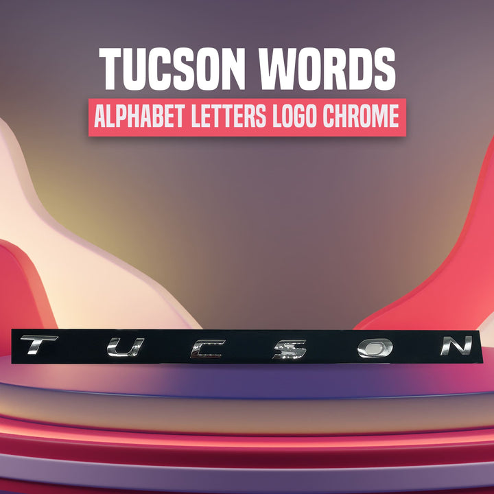 Tucson Words Alphabet Letters Logo Chrome