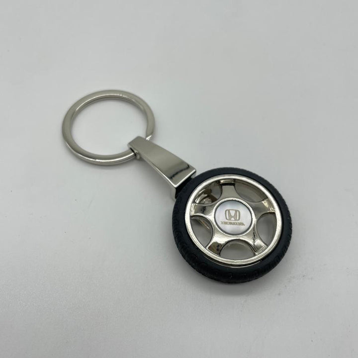 Honda Logo Tire Tyre Keychain Keyring