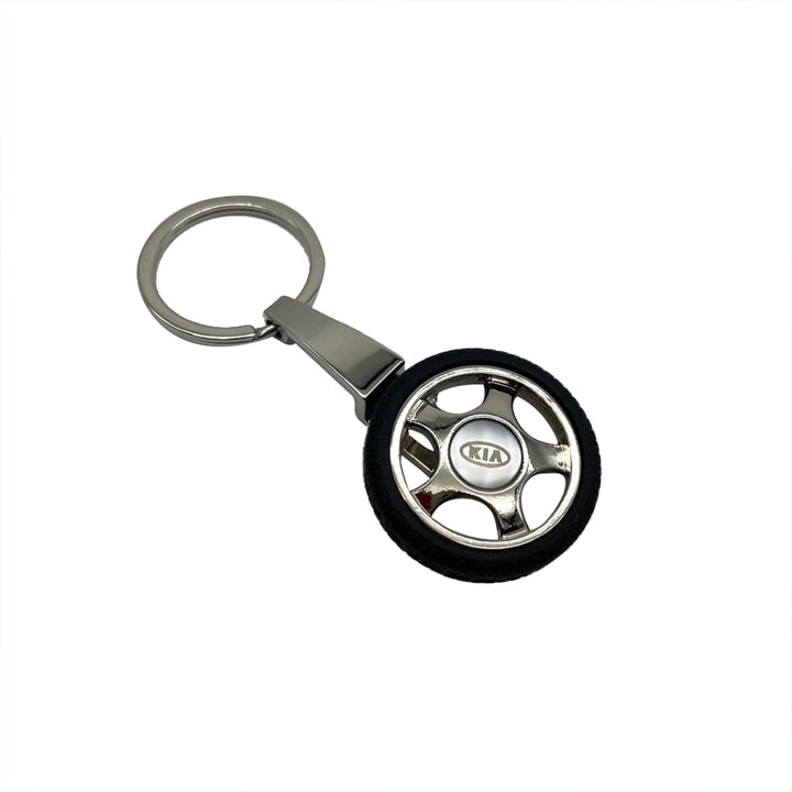 Kia Logo Tire Tyre Keychain Keyring