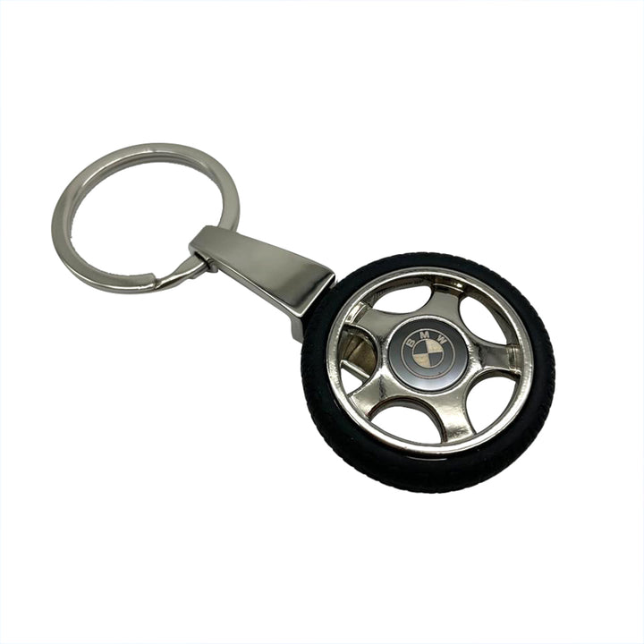 BMW Logo Tire Tyre Keychain Keyring