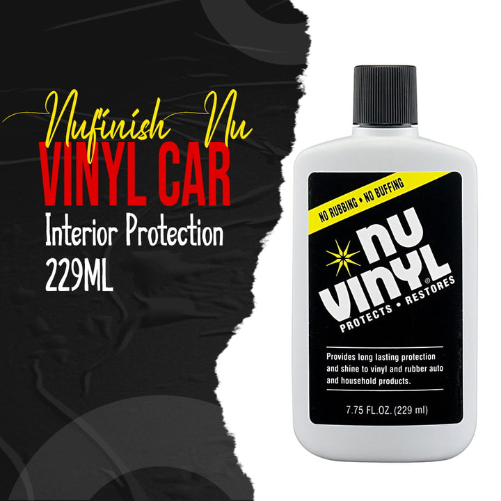 Nufinish Nu Vinyl Car Interior Protection - 229ML