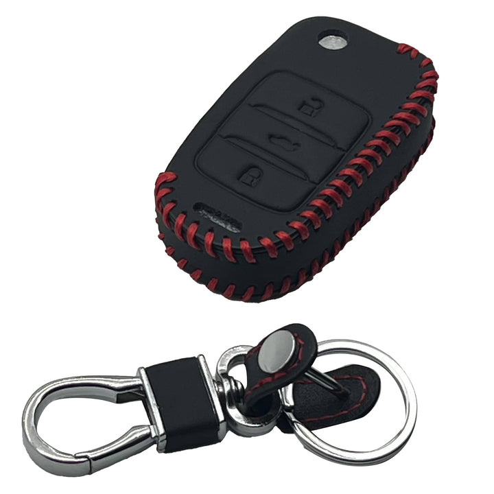 Changan Alsvin Leather Key Cover 3 Button - Model 2021-2024