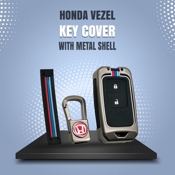 Honda Vezel Key Cover With Metal Shell - Model 2013-2022