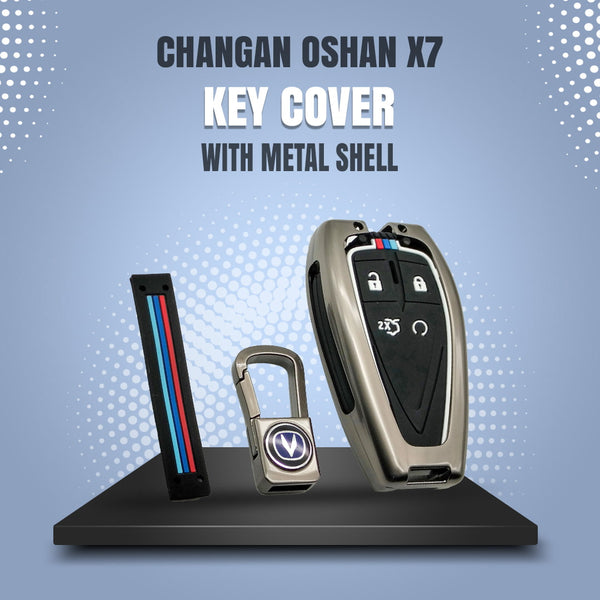 Changan Oshan X7 Key Cover With Metal Shell - Model 2022-2024