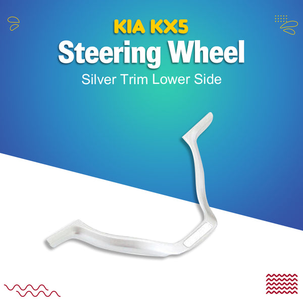 KIA Kx5 Steering Wheel Silver Trim Lower Side - Model 2019-2021