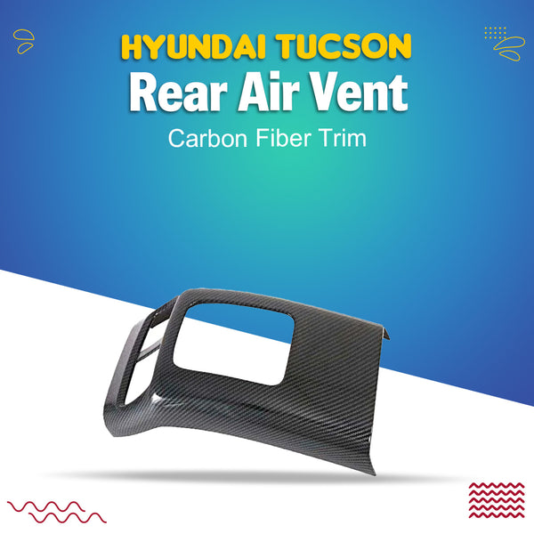 Hyundai Sonata Rear Air Vent Carbon Fiber Trim - Model 2021-2024