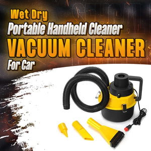 Wet Dry Vacuum Cleaner For Car - Portable Handheld Cleaner |  Interior Cleaning | Dust Remover
