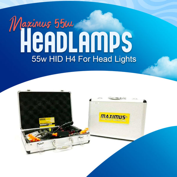 Maximus 55w HID H4 For Head Lights