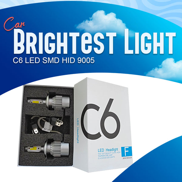 Car Brightest Light C6 LED SMD HID 9005