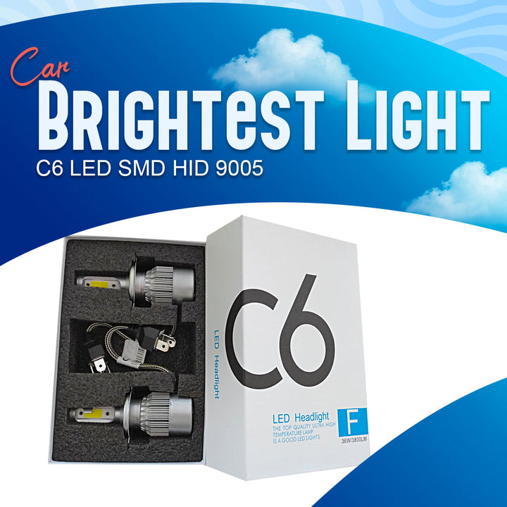 Car Brightest Light C6 LED SMD HID 9005