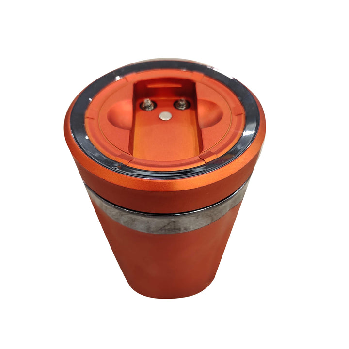 Solar Led Ashtray Orange With Grey