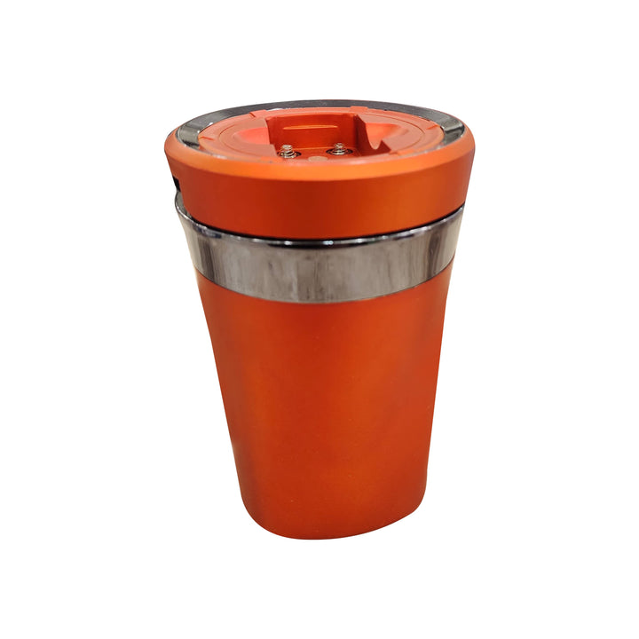 Solar Led Ashtray Orange With Grey