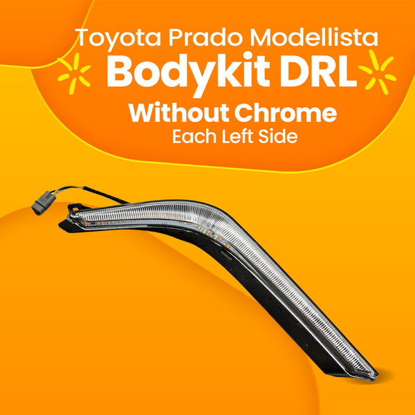 Toyota Prado Modellista Bodykit DRL Without Chrome Left Side 2018-2021