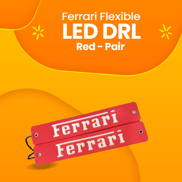 Ferrari Flexible LED DRL Red - Pair