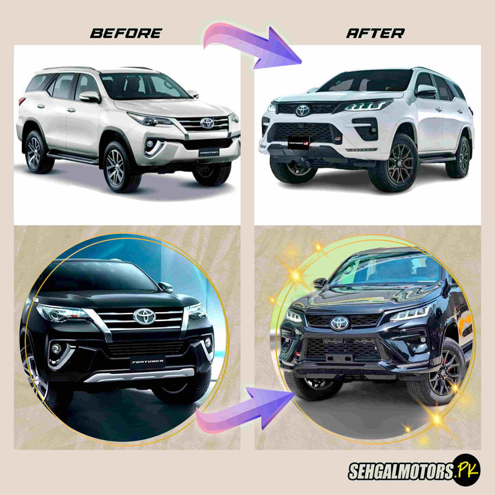 Toyota Fortuner 2017 to Fortuner GR 2024 Conversion Kit - FB BB HL