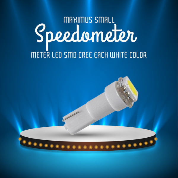 Maximus Small Speedometer Meter LED SMD CREE Each White Color