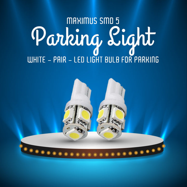 Maximus SMD 5 Parking Light White - Pair