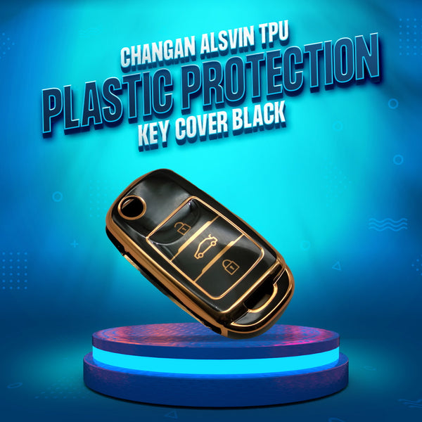 Changan Alsvin TPU Plastic Protection Key Cover Black - Model 2021-2024